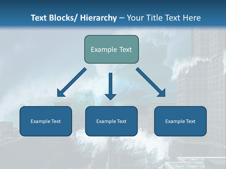 Nature Wave Accident PowerPoint Template