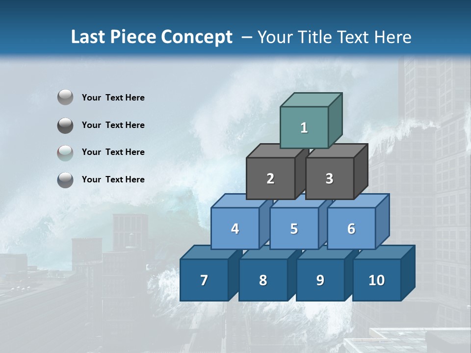 Nature Wave Accident PowerPoint Template