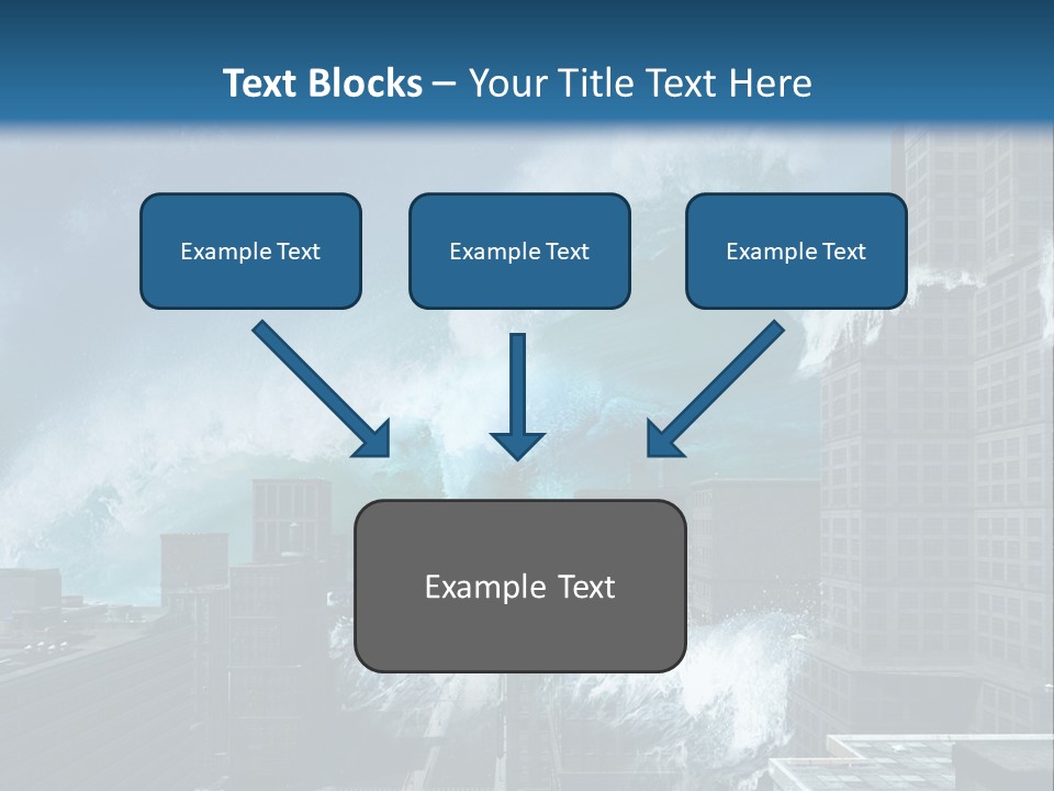 Nature Wave Accident PowerPoint Template