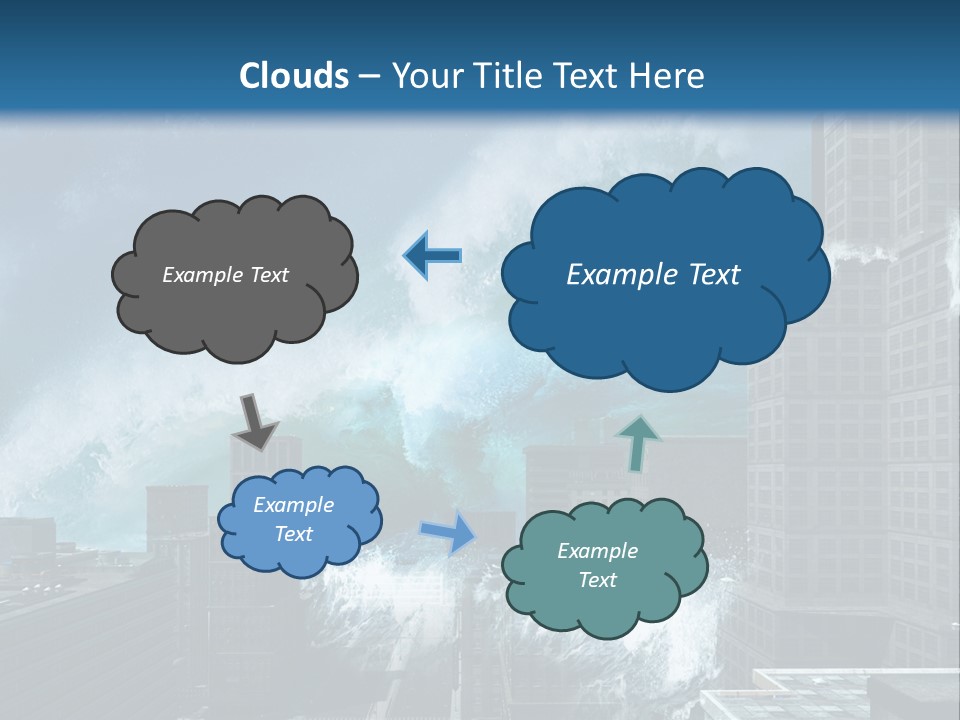 Nature Wave Accident PowerPoint Template