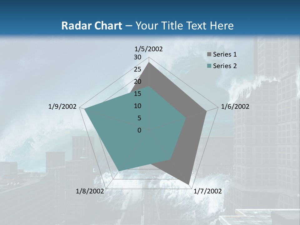 Nature Wave Accident PowerPoint Template