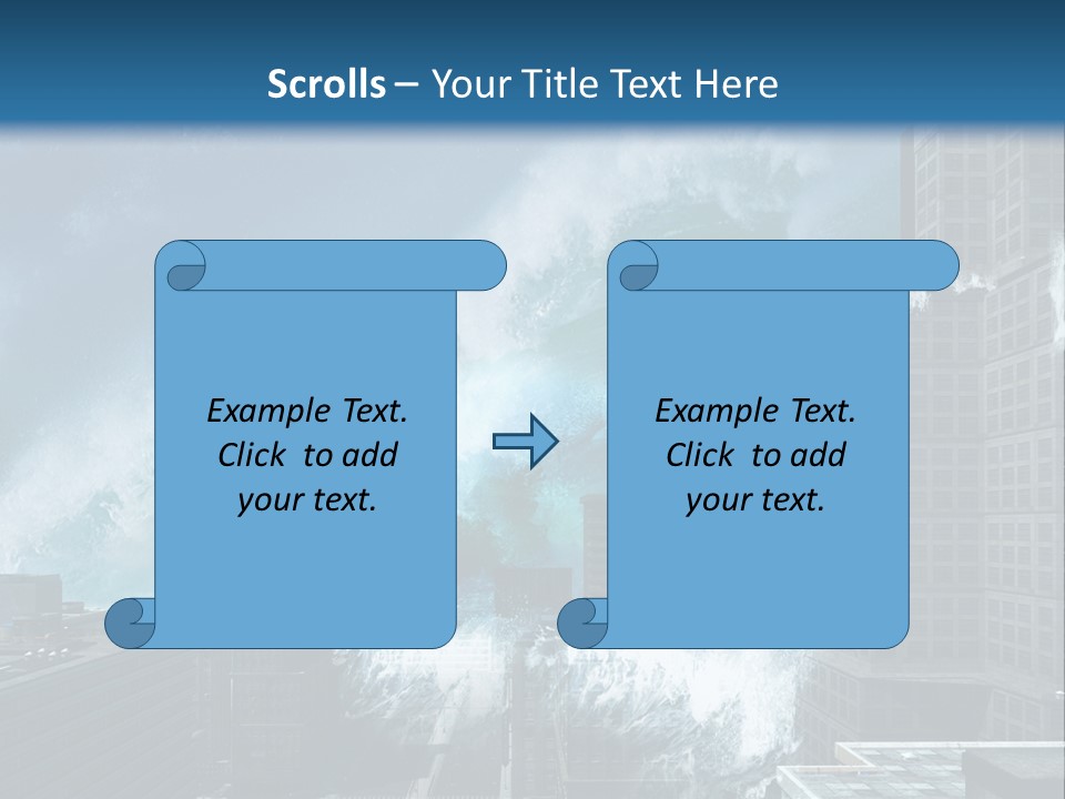 Nature Wave Accident PowerPoint Template