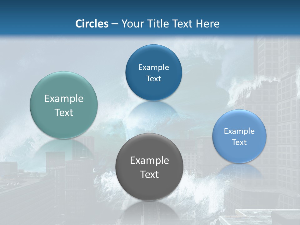 Nature Wave Accident PowerPoint Template