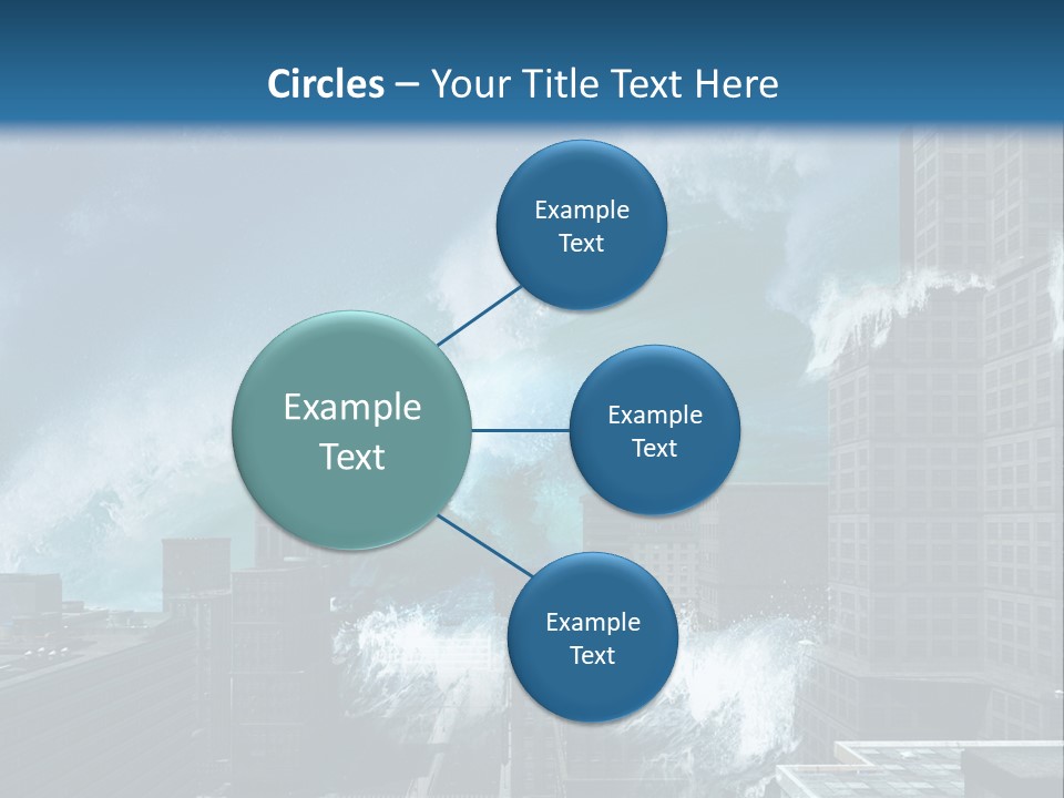 Nature Wave Accident PowerPoint Template