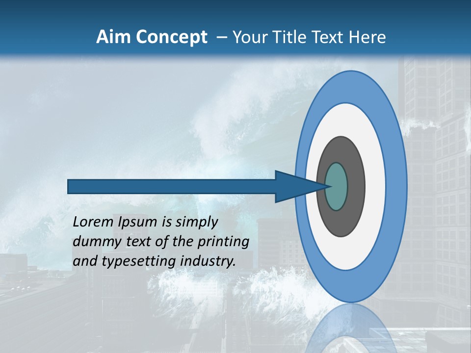 Nature Wave Accident PowerPoint Template