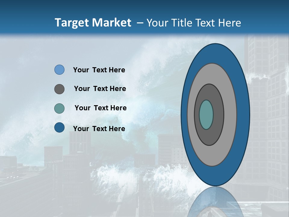 Nature Wave Accident PowerPoint Template