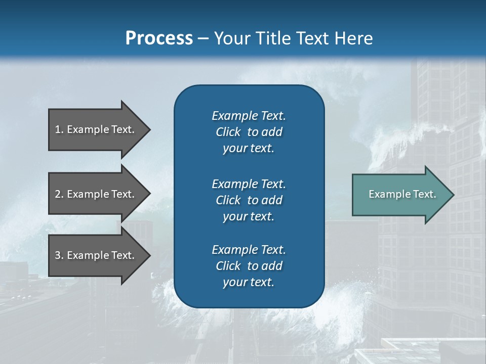 Nature Wave Accident PowerPoint Template