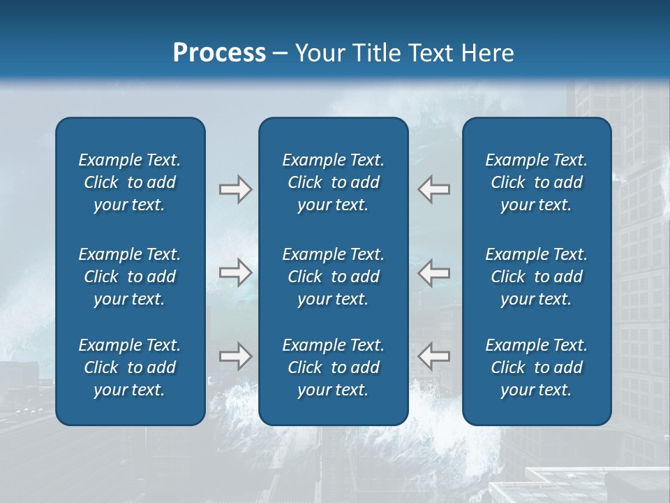 Nature Wave Accident PowerPoint Template