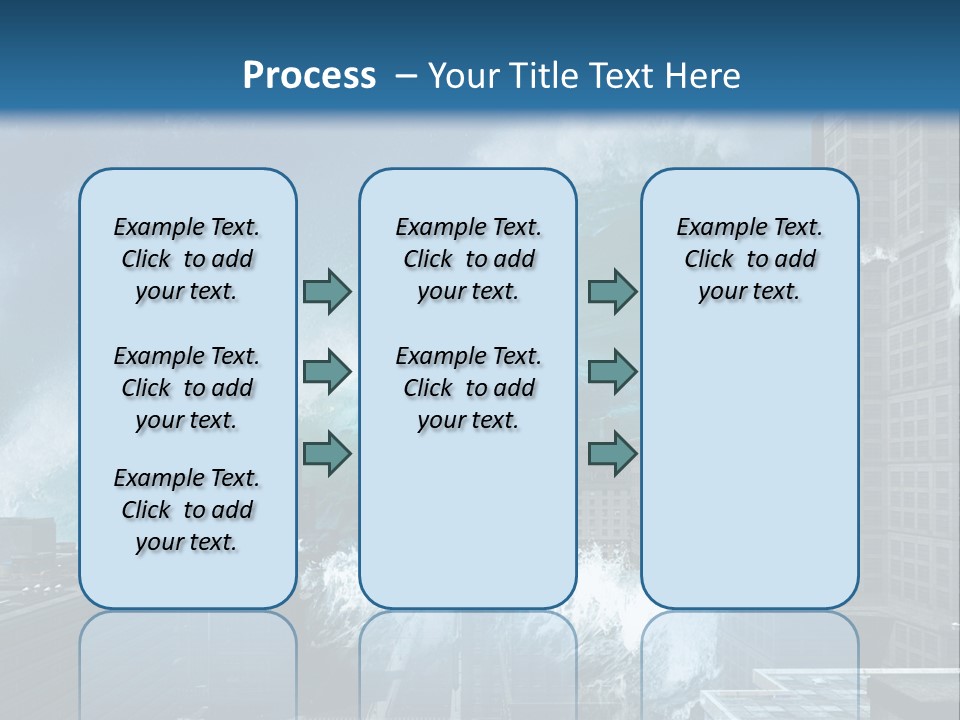 Nature Wave Accident PowerPoint Template