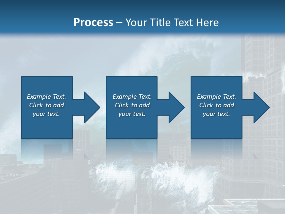 Nature Wave Accident PowerPoint Template