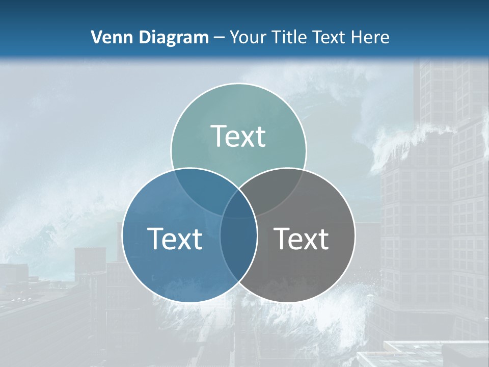 Nature Wave Accident PowerPoint Template