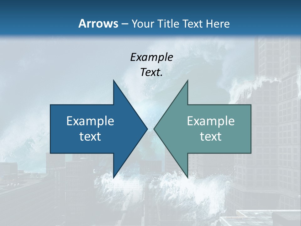 Nature Wave Accident PowerPoint Template