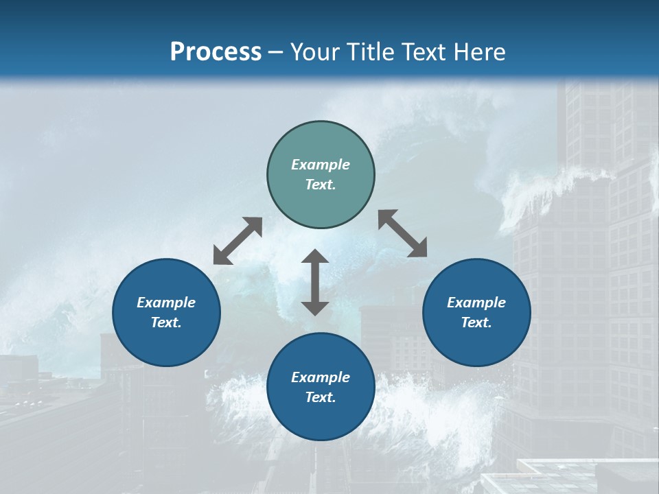 Nature Wave Accident PowerPoint Template