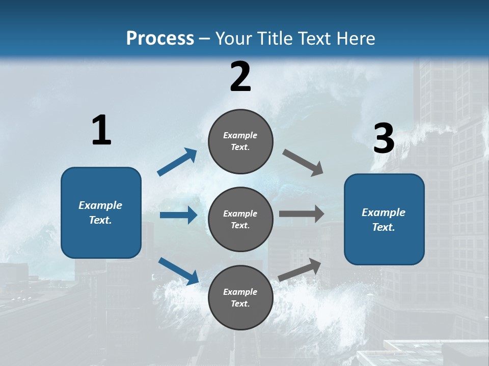 Nature Wave Accident PowerPoint Template
