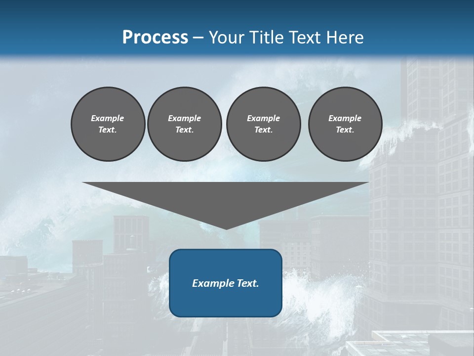 Nature Wave Accident PowerPoint Template