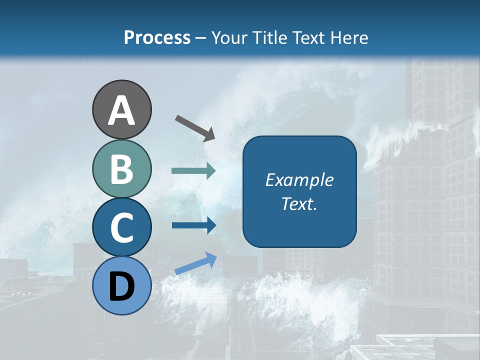 Nature Wave Accident PowerPoint Template