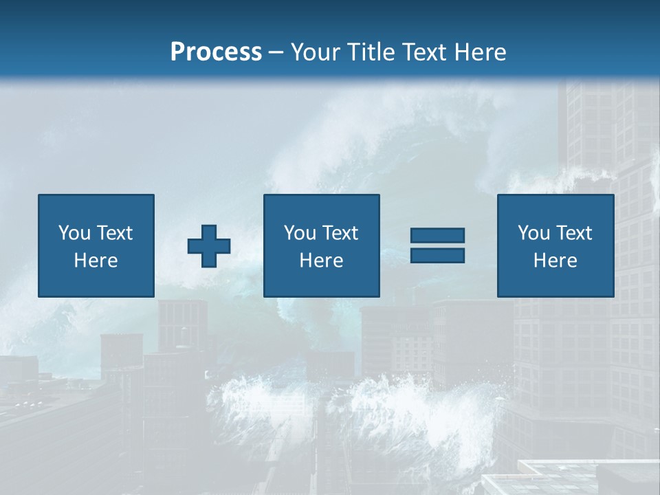 Nature Wave Accident PowerPoint Template