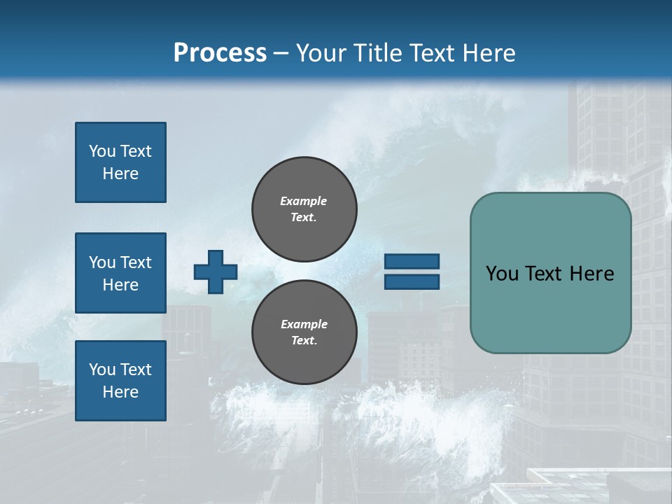 Nature Wave Accident PowerPoint Template