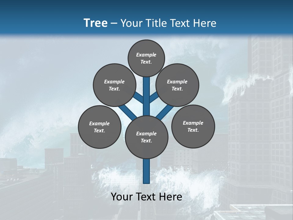 Nature Wave Accident PowerPoint Template