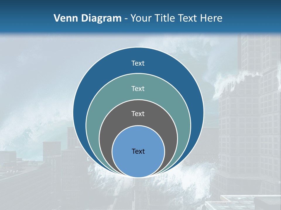 Nature Wave Accident PowerPoint Template