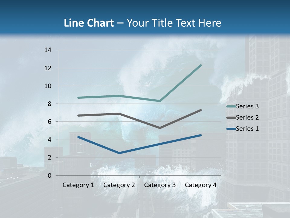 Nature Wave Accident PowerPoint Template