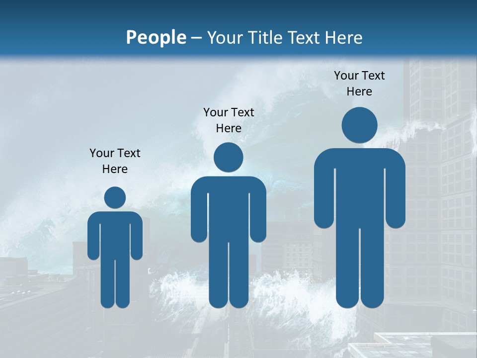 Nature Wave Accident PowerPoint Template