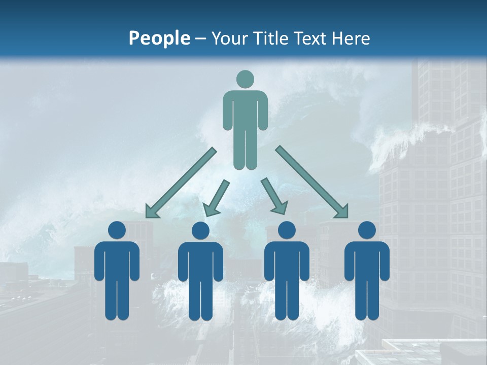 Nature Wave Accident PowerPoint Template