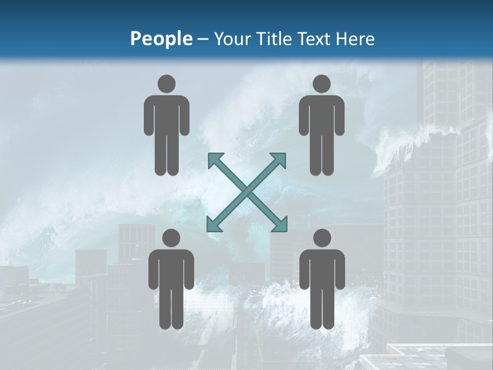 Nature Wave Accident PowerPoint Template