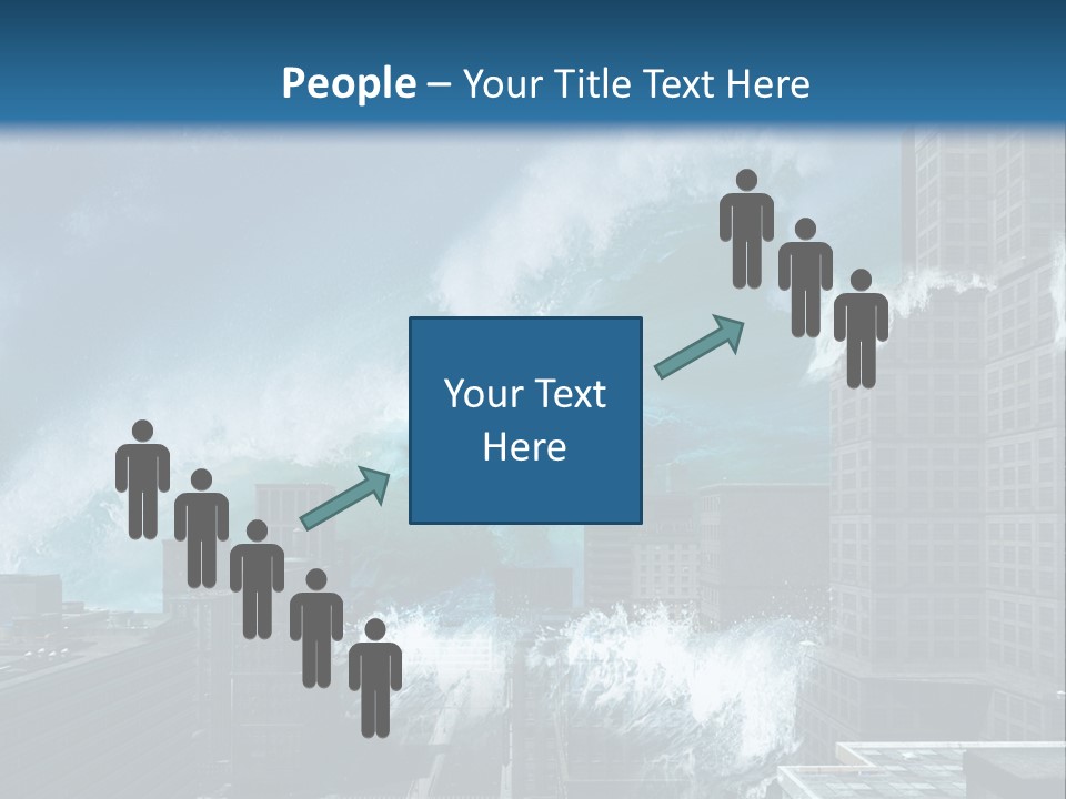 Nature Wave Accident PowerPoint Template