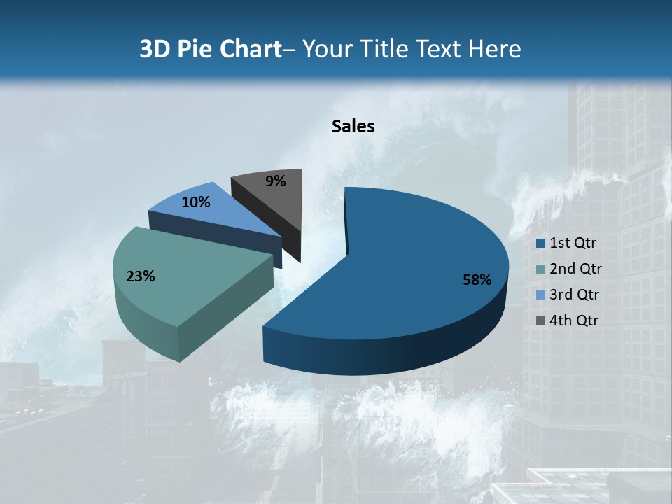 Nature Wave Accident PowerPoint Template