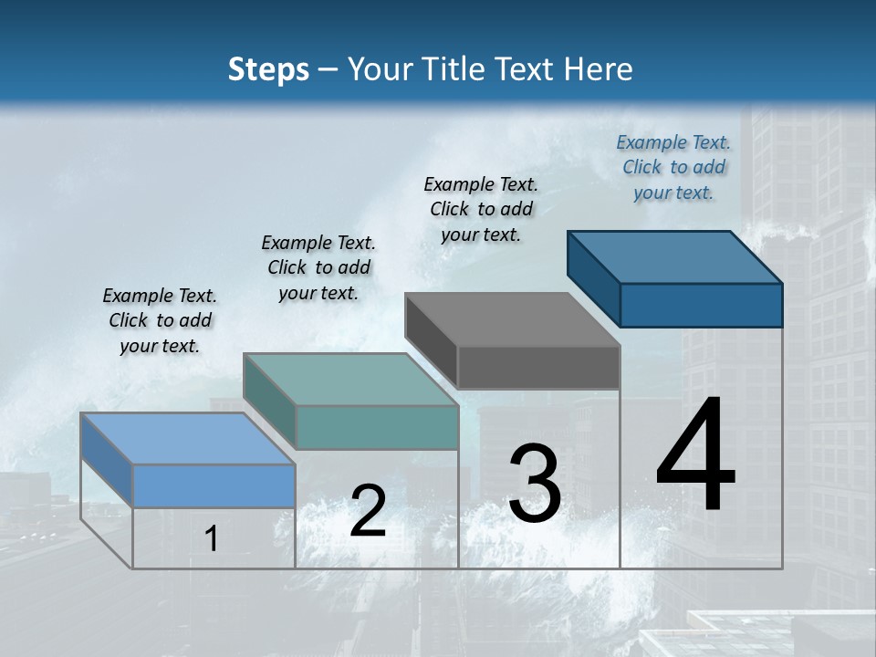 Nature Wave Accident PowerPoint Template
