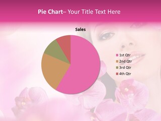 Orchid Perfection Lip PowerPoint Template