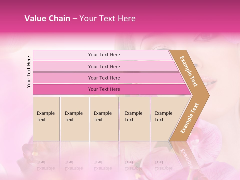 Orchid Perfection Lip PowerPoint Template