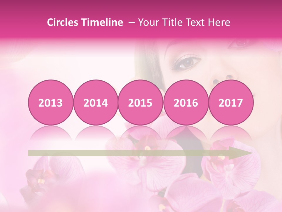 Orchid Perfection Lip PowerPoint Template