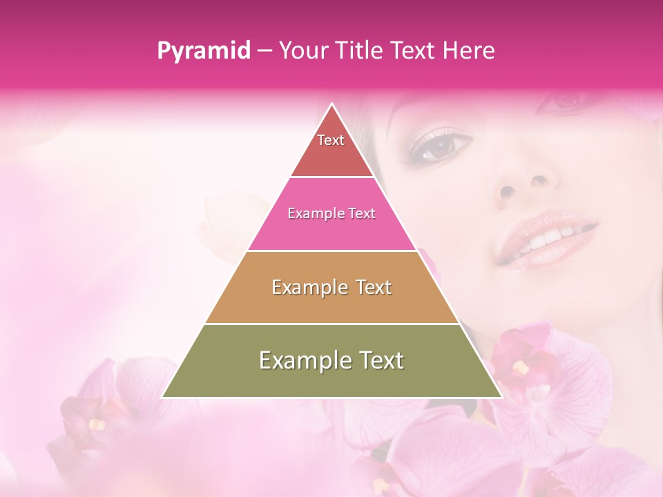 Orchid Perfection Lip PowerPoint Template
