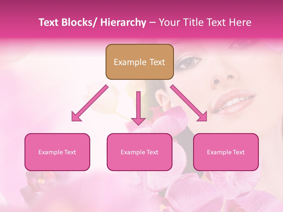 Orchid Perfection Lip PowerPoint Template