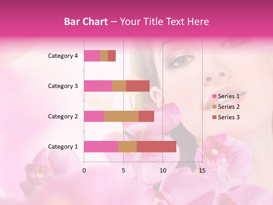 Orchid Perfection Lip PowerPoint Template