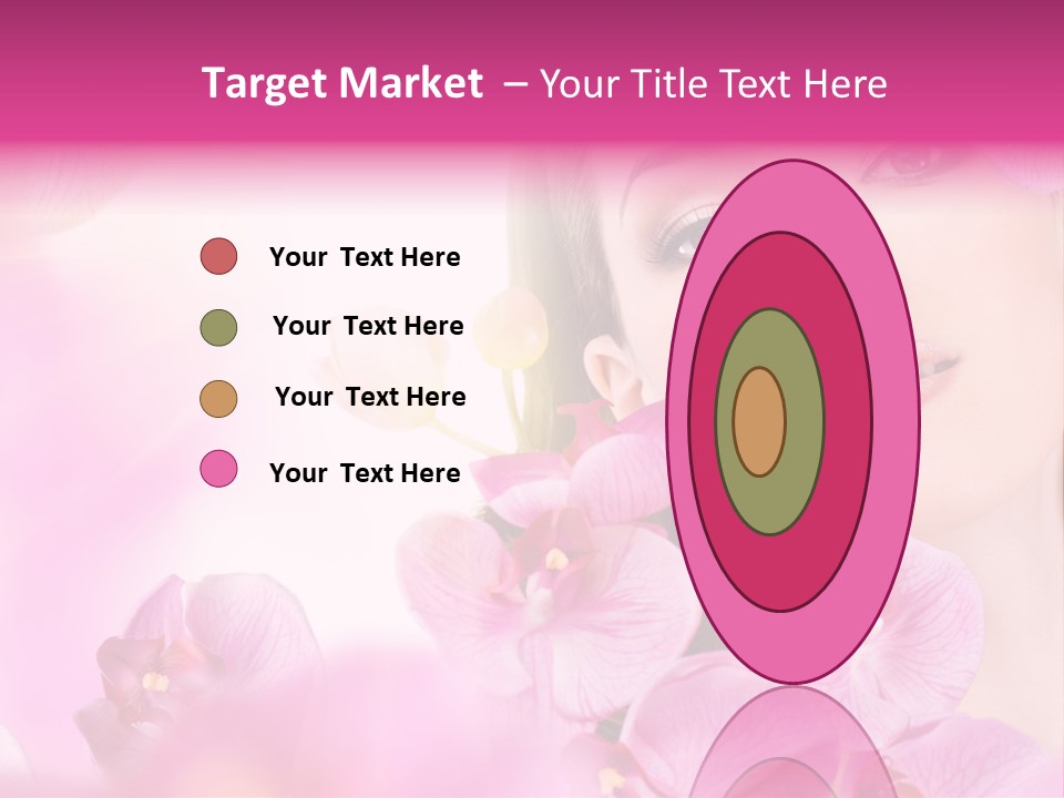 Orchid Perfection Lip PowerPoint Template