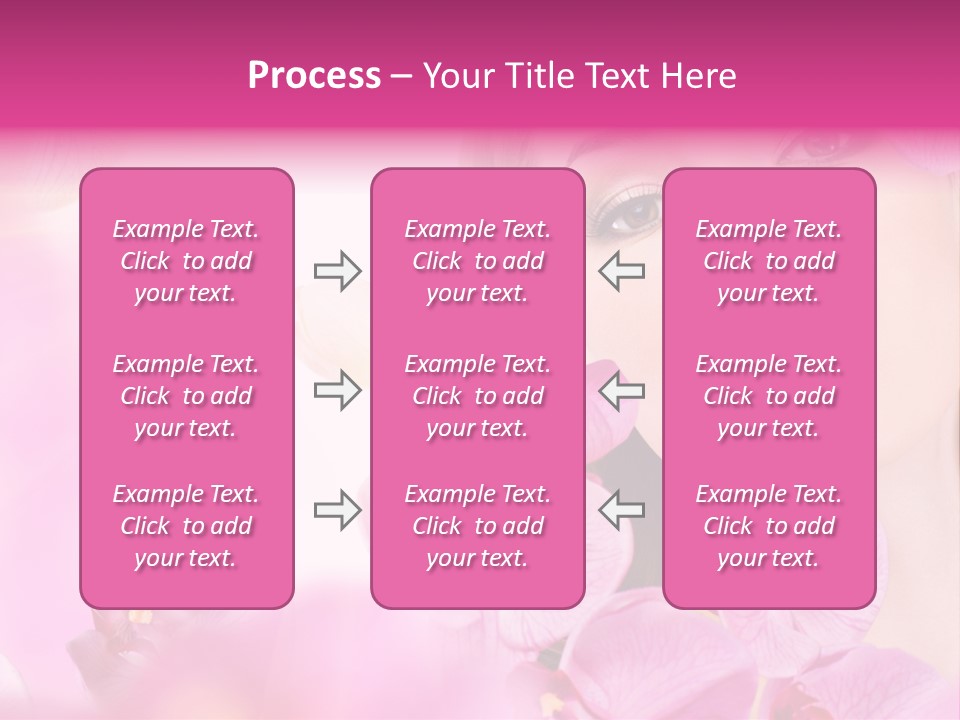 Orchid Perfection Lip PowerPoint Template
