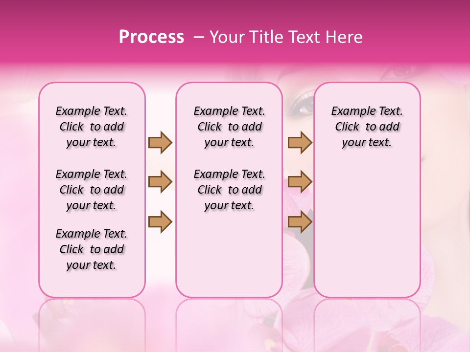 Orchid Perfection Lip PowerPoint Template