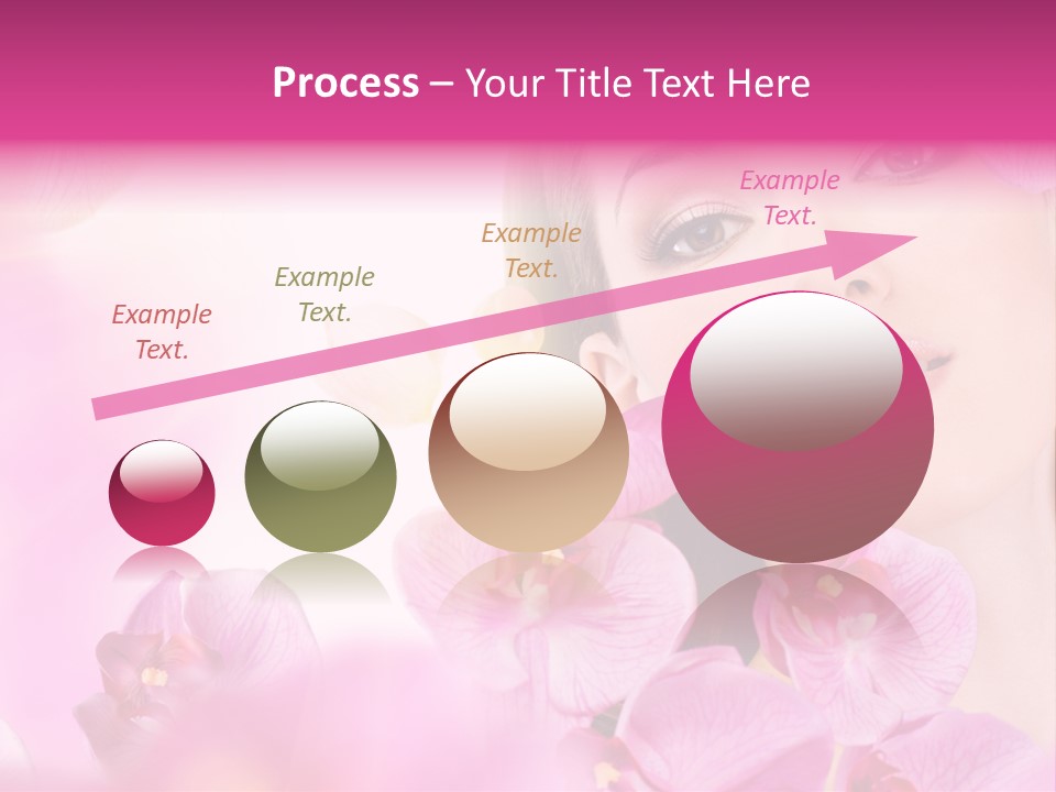 Orchid Perfection Lip PowerPoint Template