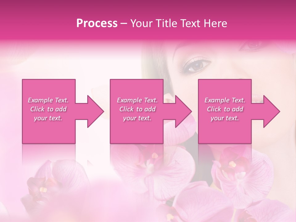 Orchid Perfection Lip PowerPoint Template