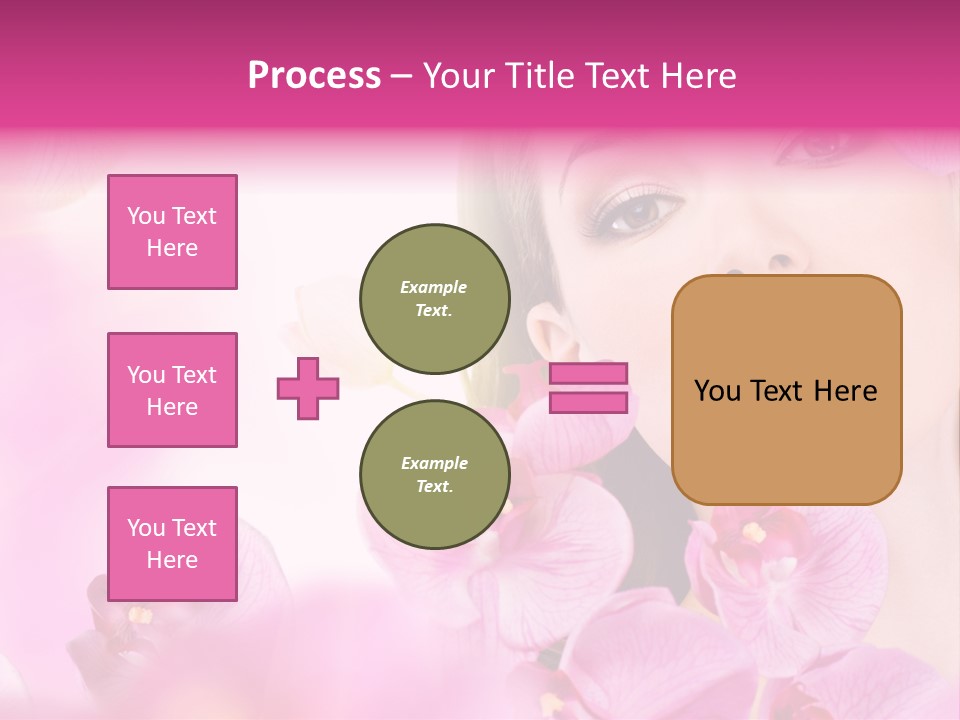 Orchid Perfection Lip PowerPoint Template