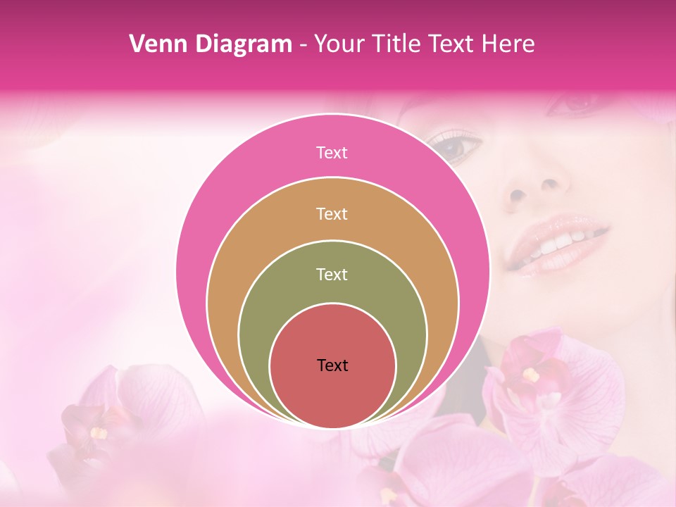 Orchid Perfection Lip PowerPoint Template