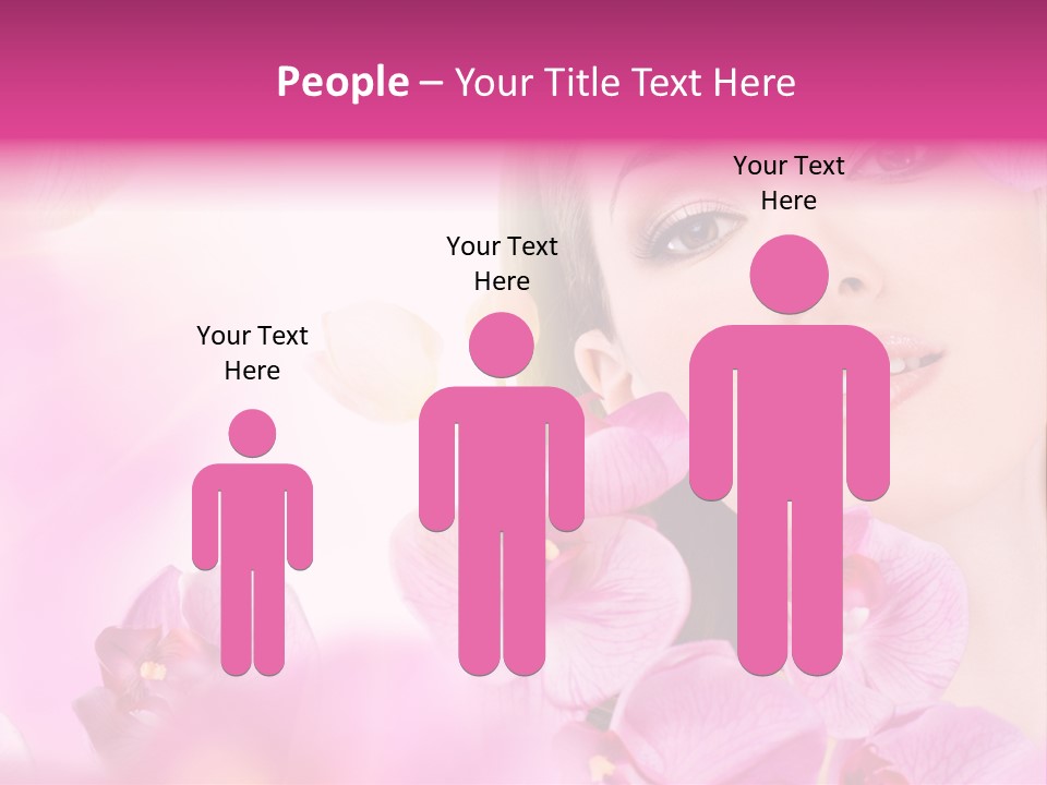 Orchid Perfection Lip PowerPoint Template