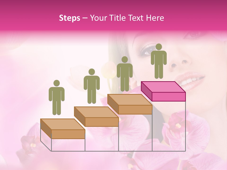 Orchid Perfection Lip PowerPoint Template