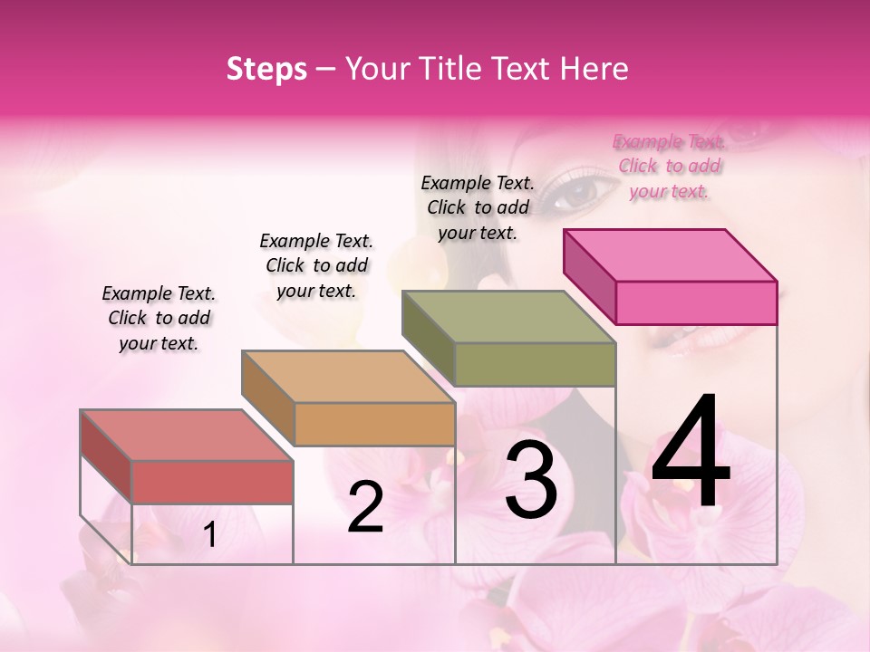 Orchid Perfection Lip PowerPoint Template