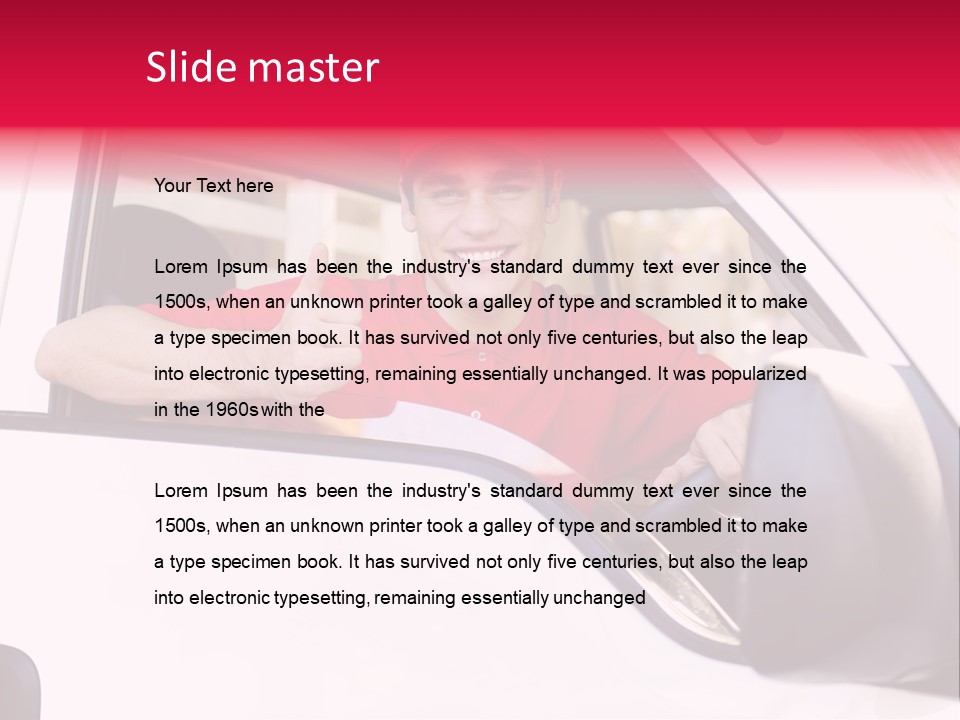Service Transport Uniform PowerPoint Template