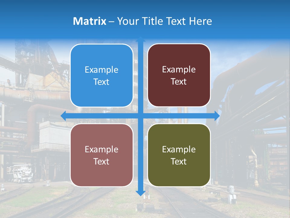 Manufacturing Exterior Pollution PowerPoint Template