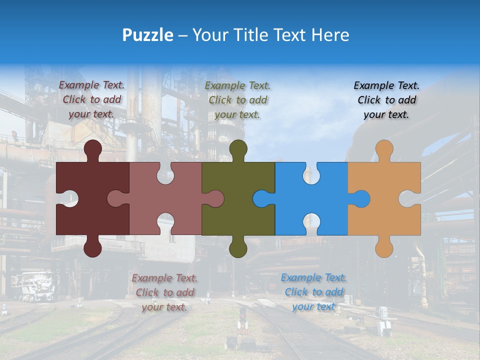 Manufacturing Exterior Pollution PowerPoint Template